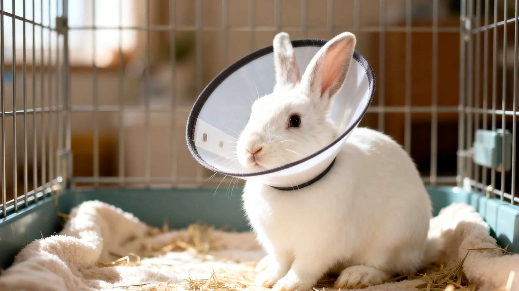 Kaninchen haben nach der Kastration oft Schwierigkeiten, ihre gewohnte Aktivität wieder aufzunehmen und benötigen eine angepasste Trainingsroutine, um Muskelabbau zu vermeiden und die Genesung zu fördern"