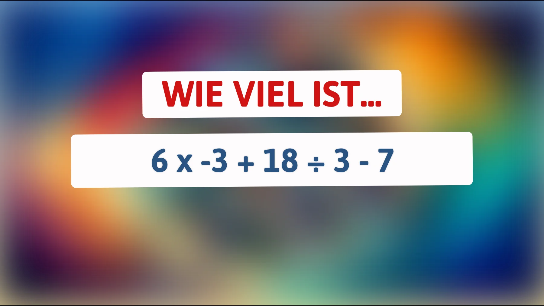 Nur für Genies: Kannst du dieses mathematische Rätsel lösen und beweisen, dass du schlauer bist als der Durchschnitt?"